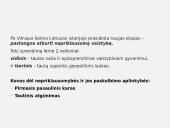 Pastangos atkurti Lietuvos nepriklausomybę. Skaidrės 2 puslapis