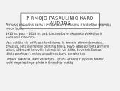 Pastangos atkurti Lietuvos nepriklausomybę. Skaidrės 4 puslapis