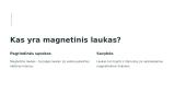 Magnetiniai laukai ir jų pritaikymas technologijose 2 puslapis