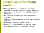 Geriamo vandens kokybės ir paviršinio vandens kokybės teisinis reglamentas 15 puslapis