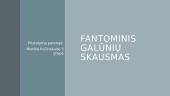 Fantominis galūnių skausmas