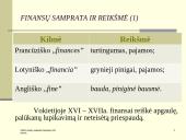 Finansų samprata, reikšmė ir jų funkcijos