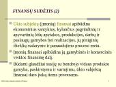 Finansų samprata, reikšmė ir jų funkcijos 17 puslapis