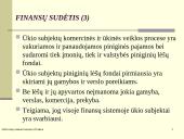 Finansų samprata, reikšmė ir jų funkcijos 18 puslapis
