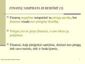 Finansų samprata, reikšmė ir jų funkcijos 5 puslapis