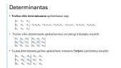Determinantai. Skaidrės 3 puslapis