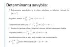 Determinantai. Skaidrės 5 puslapis