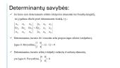 Determinantai. Skaidrės 6 puslapis