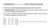 Determinantai. Skaidrės 9 puslapis