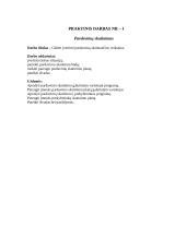 Reklama, pardavimas ir prekyba. Praktiniai darbai 2 puslapis