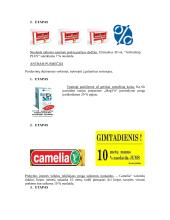 Reklama, pardavimas ir prekyba. Praktiniai darbai 7 puslapis