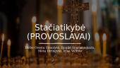 Stačiatikybė