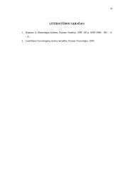 Sociologijos tyrimas: maisto papildų pasirinkimą įtakojantys veiksniai 20 puslapis