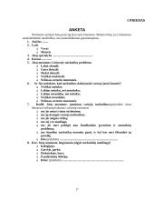 Sociologijos tyrimas: studentų nuomonė apie narkotikų vartojimo priežastis ir pasekmes 17 puslapis