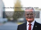 Lietuvos Respublikos Prezidentai ir jų teisės
