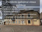 Lietuvos Respublikos Prezidentai ir jų teisės 3 puslapis