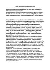 Antikos herojai ir jų išpažįstamos vertybės