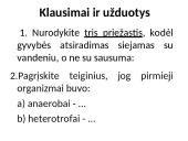Gyvybės atsiradimas ir raida. Evoliucija 17 puslapis