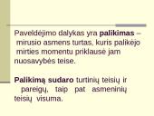 Privačios žemės paveldėjimas 2 puslapis