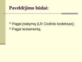Privačios žemės paveldėjimas 3 puslapis