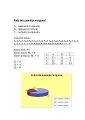 Statistinis tyrimas: kiek kainuoja merginų grožis? 5 puslapis