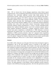Neformalių jaunimo antisovietinių judėjimų Lietuvoje 1972-1990 metais įtaka šiais laikais