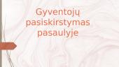 Gyventojų pasiskirstymas pasaulyje