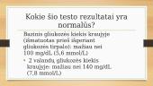 Gliukozės tolerancijos testas  2 puslapis