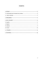 Sporto klubo  SSGG analizė