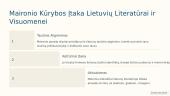 Maironio individualioji kūryba 9 puslapis