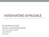 Matematinė svyruoklė (skaidrės) 1 puslapis