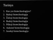 Biotechnologijos ir jų reikšmė 1 puslapis