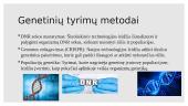 Genetinių tyrimų panaudojimas aplinkosaugoje 3 puslapis