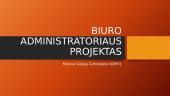 Biuro administratoriaus profesija