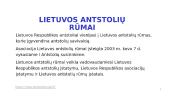 Antstolių veiklos reglamentavimas 15 puslapis