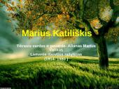 Skaidrės. Marius Katiliškis