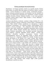 Kūrėjo pasaulėjauta lietuvių literatūroje