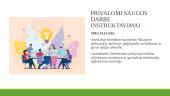 Darbdavių ir darbuotojų mokymas, atestavimas ir instruktavimas (instruktažai) 10 puslapis