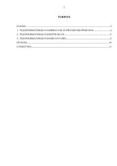 Elektrotechnikos referatas apie transformatorių