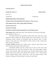 Paciento, sergančio glomerulonefritu, slaugymo istorija 2 puslapis