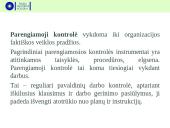 Vadybos funkcijos (kontrolė) 13 puslapis