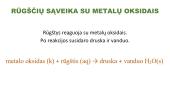Rūgščių sąveika su metalų oksidais 3 puslapis