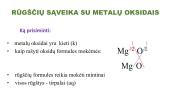 Rūgščių sąveika su metalų oksidais 5 puslapis