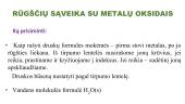 Rūgščių sąveika su metalų oksidais 8 puslapis