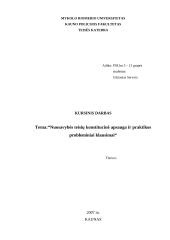 Nuosavybės teisių konstitucinė apsauga ir praktikos probleminiai klausimai