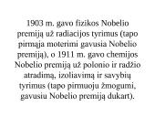 Skaidrės. Radioaktyvumas 17 puslapis