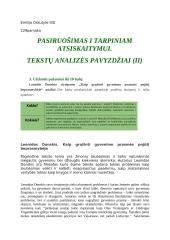 Leonido Donskio straipsnio „Kaip grąžinti gyvenimo prasmės pojūtį beprasmybėje“ analizė
