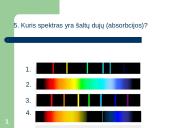 Spektrų rūšys (skaidrės) 18 puslapis