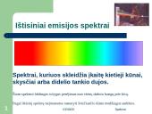 Spektrų rūšys (skaidrės) 5 puslapis