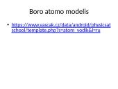 Boro atomo modelis 11 puslapis